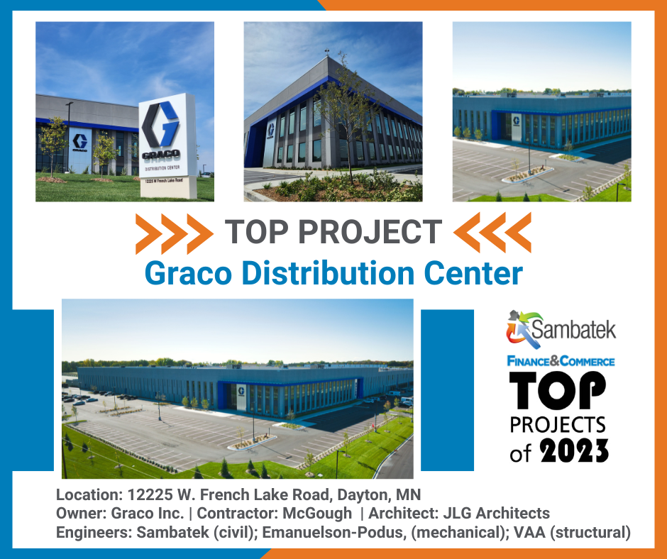 Celebrating Excellence: Graco Distribution Center Named Finance & Commerce Top Project