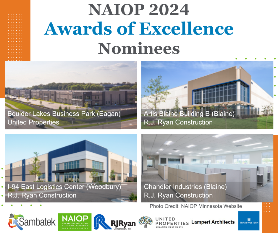 NAIOP (National Association for Industrial and Office Parks) Award Nominees and Winner!